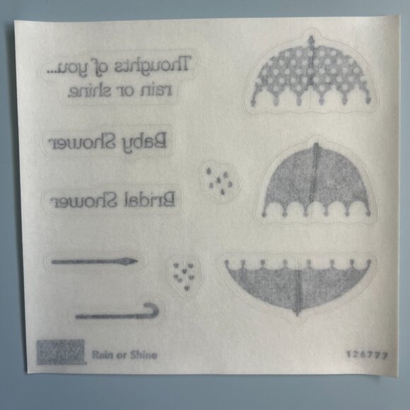 Stampin' Up! Rain or Shine Stamp Set 126777 - Picture 3 of 4